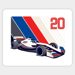 Formula Race Car 20 Sticker